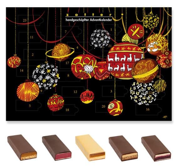 Handgeschöpfter Adventkalender